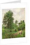 Paysage, temps gris a Eragny, 1899 by Camille Pissarro