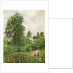 Paysage, temps gris a Eragny, 1899 by Camille Pissarro
