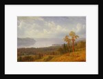 View on the Hudson Looking Across the Tappen Zee Towards Hook Mountain, 1866 by Albert Bierstadt