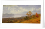 View on the Hudson Looking Across the Tappen Zee Towards Hook Mountain, 1866 by Albert Bierstadt