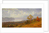 View on the Hudson Looking Across the Tappen Zee Towards Hook Mountain, 1866 by Albert Bierstadt