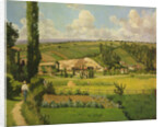 Paysage aux Patis, Pointoise, 1868 by Camille Pissarro