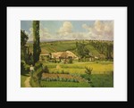 Paysage aux Patis, Pointoise, 1868 by Camille Pissarro