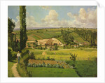 Paysage aux Patis, Pointoise, 1868 by Camille Pissarro