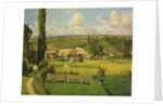 Paysage aux Patis, Pointoise, 1868 by Camille Pissarro