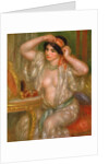 Gabrielle at the Mirror, 1910 by Pierre Auguste Renoir