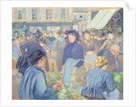 Le Marche de Gisors, 1889 by Camille Pissarro