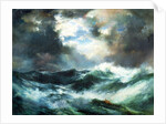 Moonlit Shipwreck at Sea, 1901 by Thomas Moran
