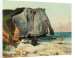The Cliffs of Etretat, the Port of Avale, 1869 by Gustave Courbet