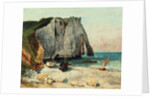 The Cliffs of Etretat, the Port of Avale, 1869 by Gustave Courbet