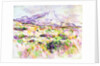 Mont Sainte-Victoire from Les Lauves, 1902-06 by Paul Cezanne