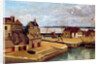 Honfleur, Houses on the Quay, 1830 by Jean Baptiste Camille Corot
