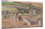 The Potato Harvest, 1886 by Camille Pissarro