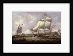British Schooners, 1828 by Robert Salmon