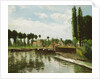 The Lock at Pontoise, 1869-70 by Camille Pissarro