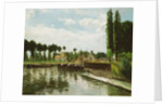 The Lock at Pontoise, 1869-70 by Camille Pissarro