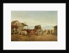California Stagecoach Halt, 1875 by William Hahn