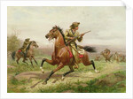 Buffalo Bill Fighting the Indians by Louis Maurer
