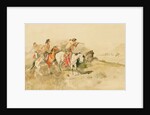 Attack on the Muleteers, c.1895 by Charles Marion Russell