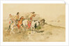 Attack on the Muleteers, c.1895 by Charles Marion Russell