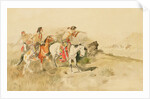 Attack on the Muleteers, c.1895 by Charles Marion Russell