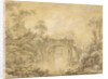 Landscape with a Rustic Bridge, c.1740 by Francois Boucher