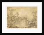 Landscape with a Rustic Bridge, c.1740 by Francois Boucher