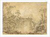 Landscape with a Rustic Bridge, c.1740 by Francois Boucher