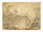 Landscape with a Rustic Bridge, c.1740 by Francois Boucher