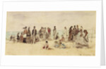 Beach Scene, 1864 by Eugene Louis Boudin