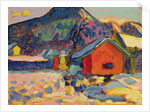 Winter Study with Mountain, 1908 by Wassily Kandinsky