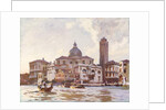 Palazzo Labia and St. Geremia, Venice, 1913 by John Singer Sargent