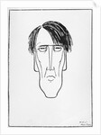 Caricature of W.B. Yeats, 1898 by William Thomas Horton