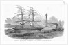 Departure of 'The Lizzie Webber', the first emigrant ship from Sunderland to Australia by English School
