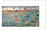 A View of Part of the Town of Boston in New England and British Ships of War Landing Their Troops, 1768 by Paul Revere