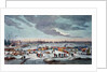 Frost Fair on the River Thames near the Temple Stairs in 1683-84 by Thomas Wyke