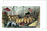 The Boston Tea Party, 16th December 1773 by French School