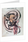 Richard Wagner splitting the ear drum of the world by Andre Gill