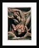 The First Book of Urizen; Man floating upside down, 1794 by William Blake