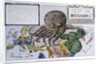 A Humorous Diplomatic Atlas of Europe and Asia, depicting Russia as the 'Black Octopus', 1904 by German School