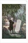 The Rev. John Wesley visiting his mother's grave by School English
