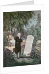 The Rev. John Wesley visiting his mother's grave by School English