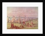 Comanchee Village by George Catlin