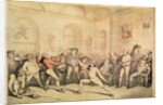 Angelo's Fencing Room, pub. 1787 by Thomas Rowlandson
