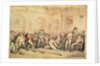 Angelo's Fencing Room, pub. 1787 by Thomas Rowlandson
