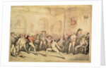 Angelo's Fencing Room, pub. 1787 by Thomas Rowlandson