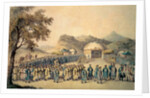 The Approach of the Emperor of China to his tent in Tartary to receive the British Ambassador, George, 1st Earl Macartney, 1793 by William (after) Alexander