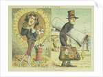 The Judge: a thing of beauty not a joy forever, caricature of Oscar Wilde, pub. in New York, 1883 by Anonymous