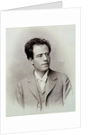 Portrait photograph of Gustav Mahler, c.1895 by Anonymous
