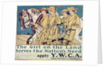 The Girl on the Land Serves the Nation's Need by Edward Penfield
